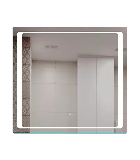 Дзеркало Nautilus Integra 70x80 LED, сенсорний вимикач INTEGRA 700x800 Mr-S - фото 1