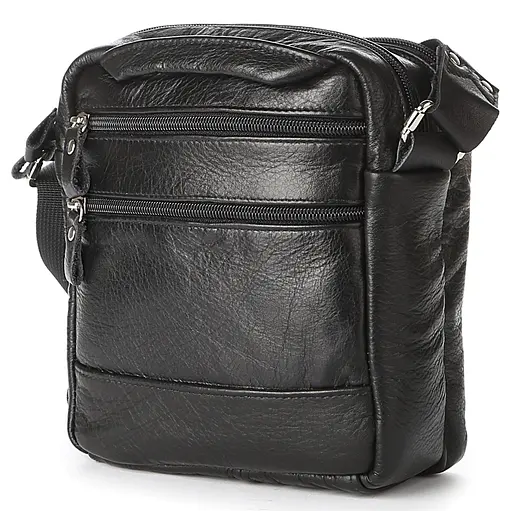 Сумка кожаная мужская SHVIGEL 16х18х8 см sum0012465 - фото 5