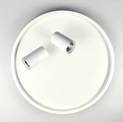 Стельова люстра LED в білому корпусі з направляючими спотами Line.F C 13/500 - фото 8