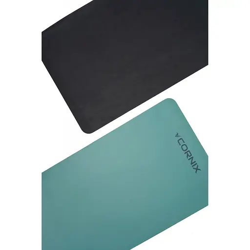 Килимок спортивний Cornix PU 183 x 68 x 0.4 см для йоги та фітнесу XR-0318 Turquoise - фото 2