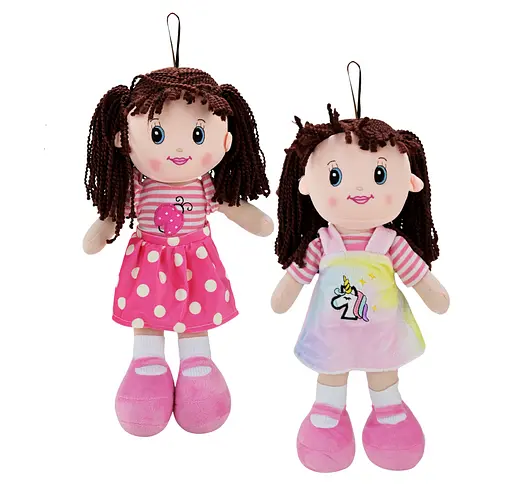 Кукла мягконабивная SEL-0011 37см, в пакете (6923051010115) Микс - фото 1