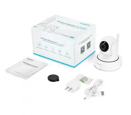Поворотная Ip камера Sannce 720 Wi-Fi внутренняя Оригинал - фото 8