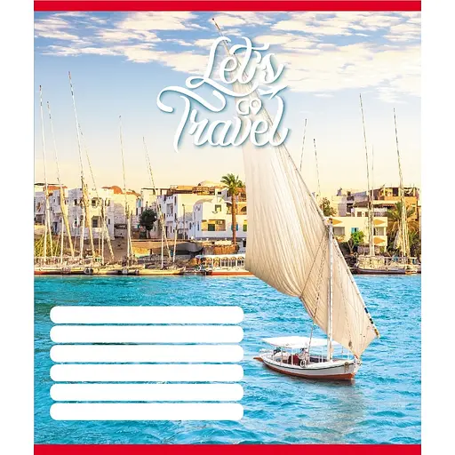 Тетрадь ученическая В путешествие 024-550276K-3 в клетку, 24 листа