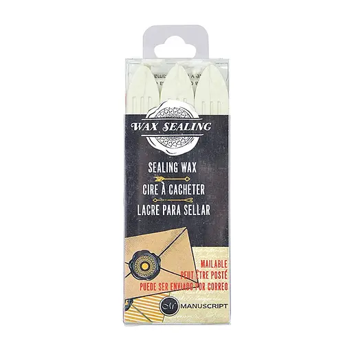 Набір сургуча з фітелем Перламутровий 3шт Manuscript