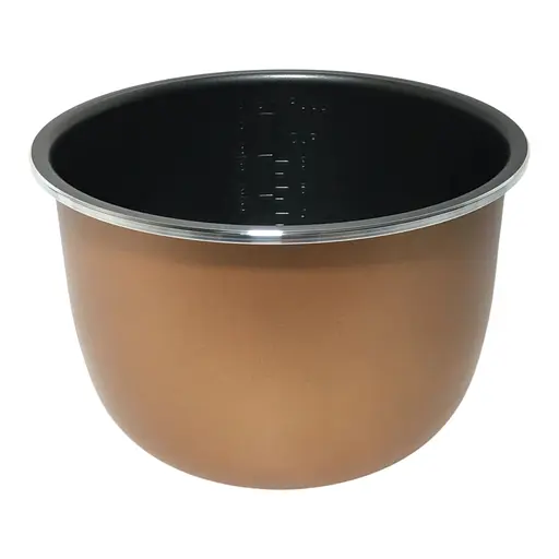 Чаша для мультиварки-скороварки Grunhelm MPC-15B на 4 литра, H=132 мм, D=220 мм, антипригарное покрытие