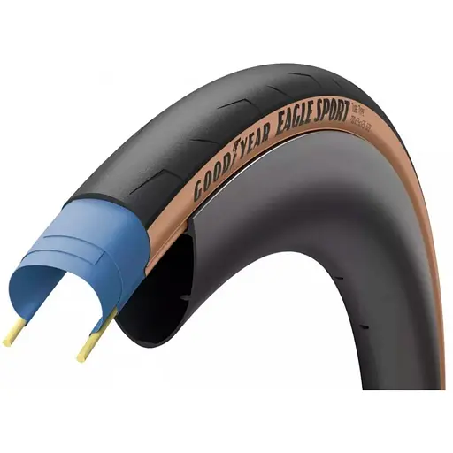 Покрышка GoodYear 700 x 32 32-622 Eagle Sport Tube Type Folding 60 tpi Tan (1084-TIR-43-47)