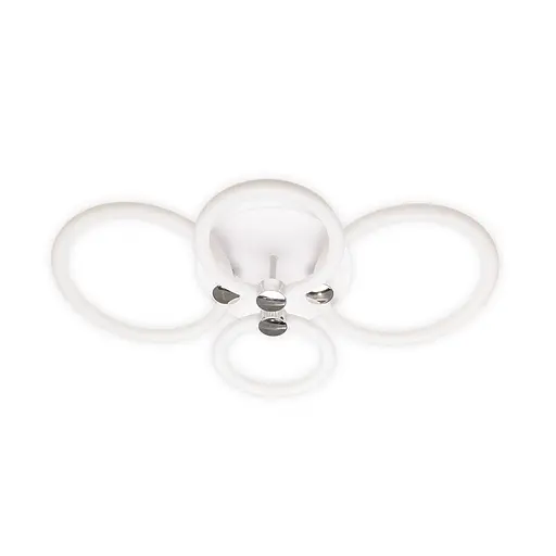 Світлодіодна накладна люстра Ardero AL6134ARD FELICITY 76Вт білий срібло - фото 2