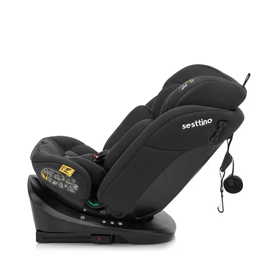 Автокрісло Sesttino Oktagon Pro Isofix 0-36kg Black - фото 6