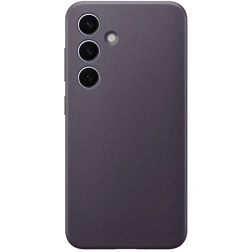 Оригінальний шкіряний чохол Samsung Vegan Leather Case для Samsung Galaxy S24 (6.2") Dark Violet GP-FPS921HCAVW
