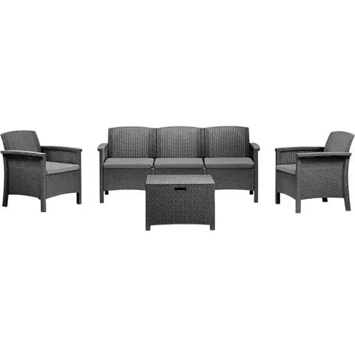 Набор садовой мебели Bica Venezia 3 графит - фото 1