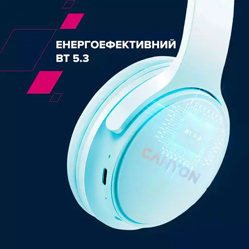 Наушники Canyon OnRiff 4 Bluetooth White (CNS-CBTHS4W) - фото 10