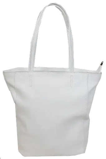 Женская сумка из натуральной кожи Borsacomoda белая sum0028732 - фото 3