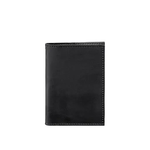 Кожаная обложка для паспорта и военного билета 1.2 черная Crazy Horse - фото 6