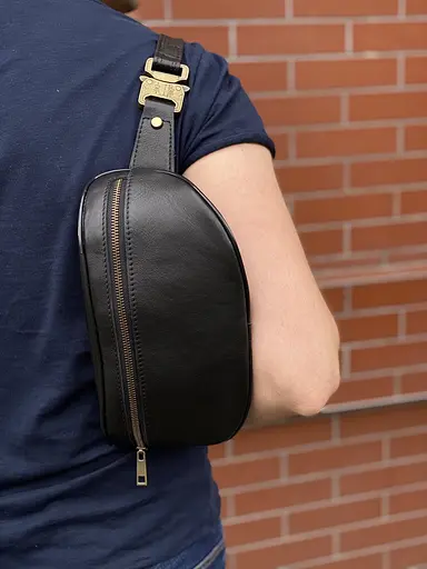 Шкіряна чоловіча сумка Newery 13х26х7 см sum0023823 - фото 3