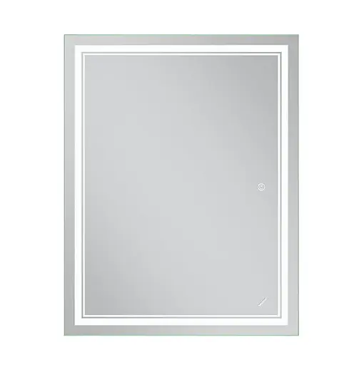 Зеркало Mixxus Premium QUADRO MR20-90x70-REVERSE (LED Touch, Anti-fog) (MP6621) - фото 2