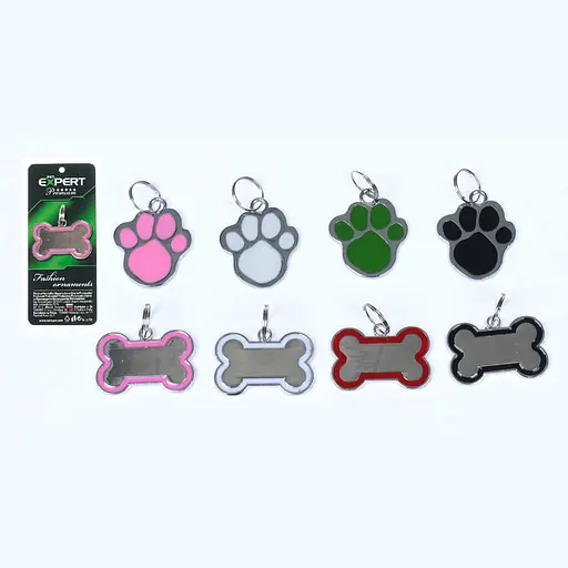 Подвеска-адресник на ошейник TatraРet Expert в форме косточки 2.5 см в ассортименте