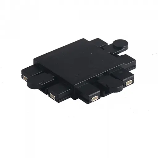 З'єднувач для магнітного шинопроводу Videx VL-TRMS-FC02B Т- подібний - фото 1