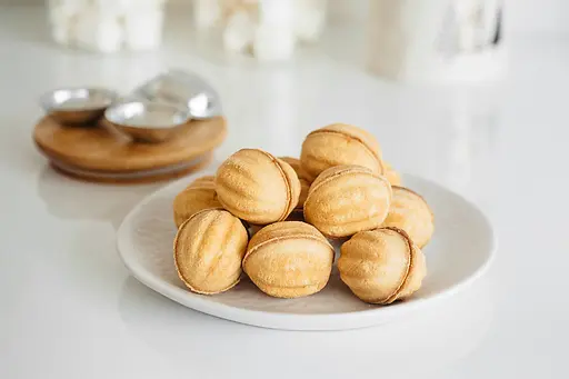 Набор из 10 металлических порционных формочек для выпечки печенья Орешки, Master Class 83129 - фото 6