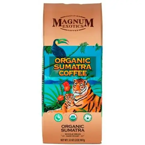 Кофе в зернах Magnum Exotics Organic Sumatra 907 г - фото 1