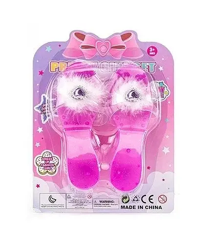 Туфлі 830-6 з камінчиком і страусиним пером, висота каблука 4 см, на блістері (6978569403096) - фото 1