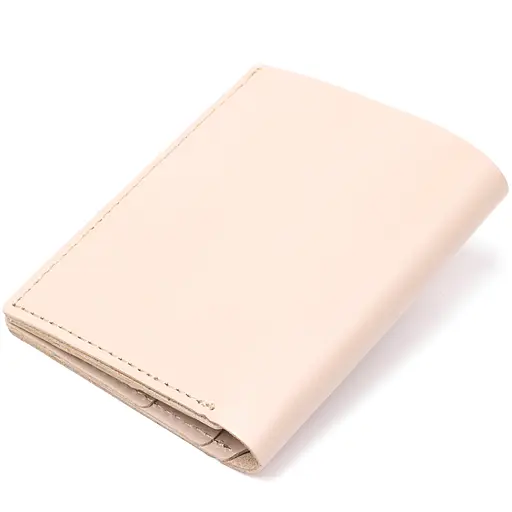 Классическое кожаное портмоне Shvigel 9х10х1 см acs0029707 - фото 2