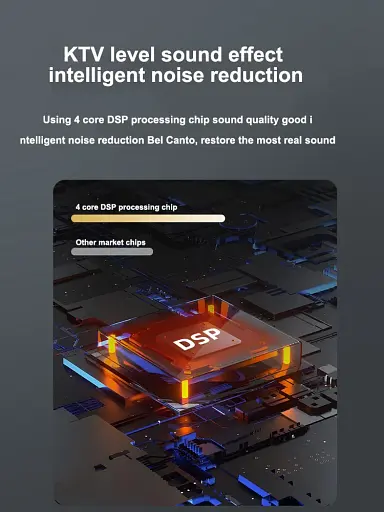 Bluetooth-караоке з 2 бездротовими мікрофонами Citisky 100%Original A1 Pro - фото 2