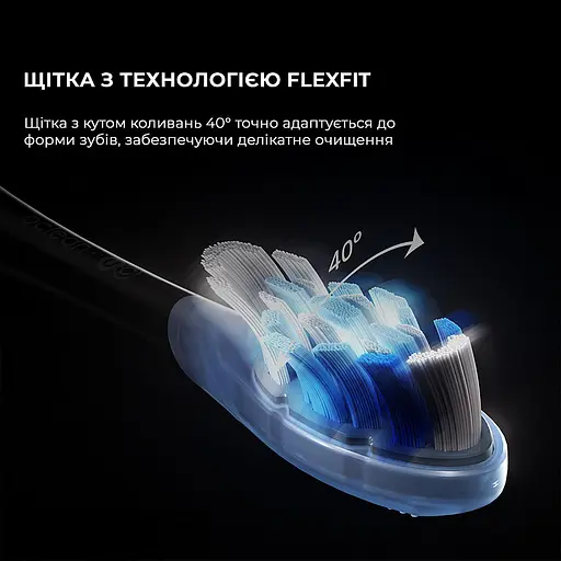 Електрична зубна щітка Oclean X Ultra 20 Electric Toothbrush Black - фото 3