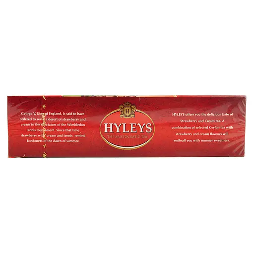 Чай Hyleys Strawberry with cream 37.5 г (25 шт. x 1.5 г) - фото 4