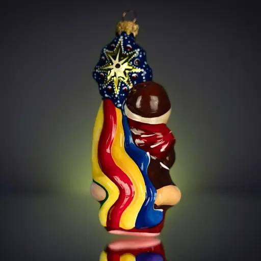 Ялинкова прикраса Різдвяні історії Різдвяна колядниця скло (4820001064360) - фото 4