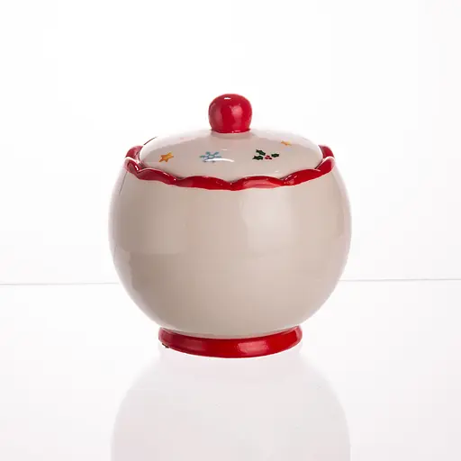 Новорічна цукорниця з кришкою New Year Yiwu CR-1-5 - фото 3