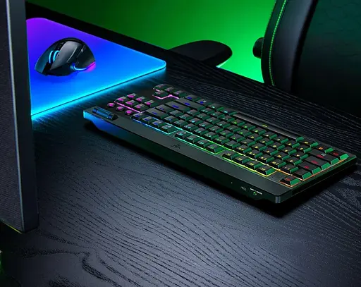 Клавіатура Razer BlackWidow V4 Low-Profile TKL Orange switch (RZ03-05450700-R3M1) - фото 8