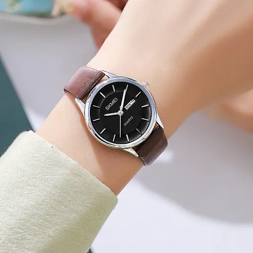 Наручний годинник жіночий 2251SIBN Silver-Brown Skmei acs0030110 - фото 5