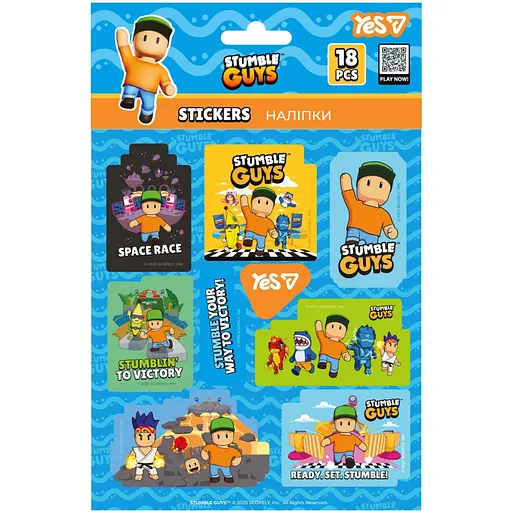 Наклейки Yes Stumble Guys (955413)