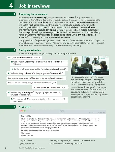 English Vocabulary in Use: Advanced Book with Answers. Vocabulary Reference and Practice (3rd Edition) - фото 10