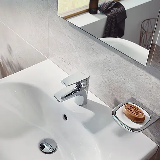 Смеситель для умывальника Kludi Pure&Style 75 DN 15 400280575 - фото 2