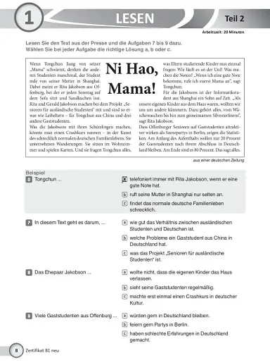 Zertifikat B1 neu Ubungsbuch + mp3-CD - фото 2