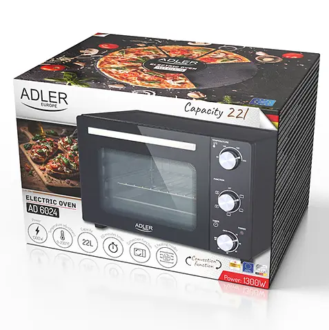 Електрична духовка Adler AD 6024 - фото 6
