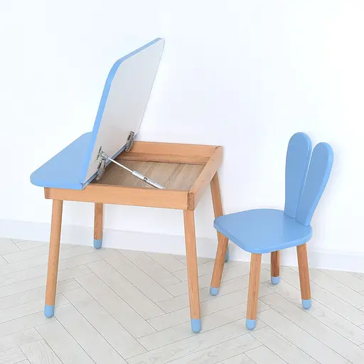 Дитячий столик Bambi 04-025BLAKYTN-DESK для творчості зі стільчиком 60х60 см - фото 2