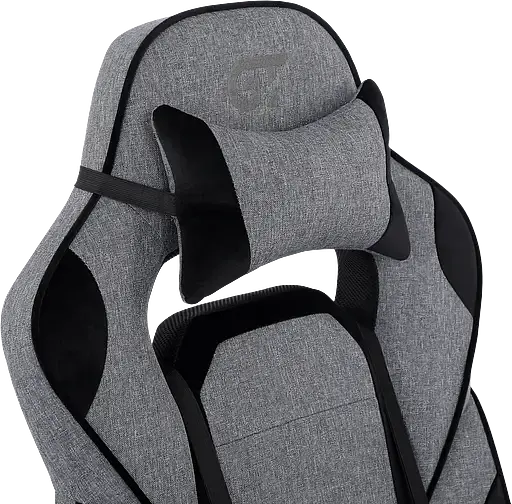 Геймерское кресло GT Racer серое с черным (X-2749-1 Fabric Gray/Black Suede) - фото 6