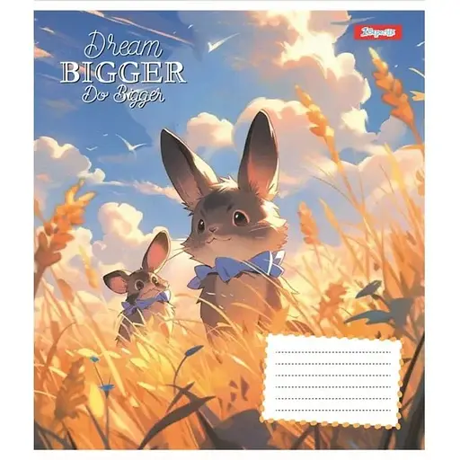 Зошит учнівський "Dream bigger" 1 Вересня 766942 12 аркушів Різнокольоровий - фото 1