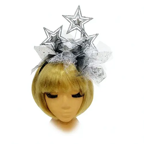 Обруч Новогодние звезды - фото 1