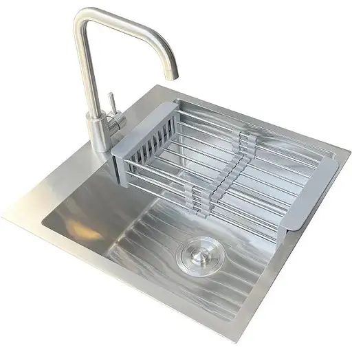 Комплект мийка + змішувач Romzha Arta U-450 (B) - фото 3