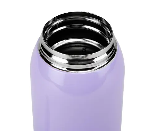 Термос "Happiness Comes" фиолетово-синий градиент нержавеющая сталь 500 мл - фото 4