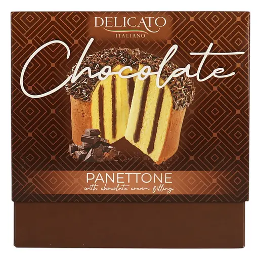 Пасха Delicato Italiano с шоколадным кремом и шоколадной глазурью 750 г - фото 1