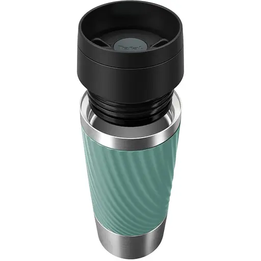 Термочашка Tefal Travel Mug Classic Twist 360 мл зеленая (N2024310) - фото 2