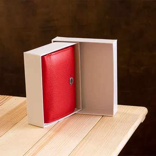 Кожаный женский кошелек ST Leather 9х11.5 см acs0016999 - фото 9