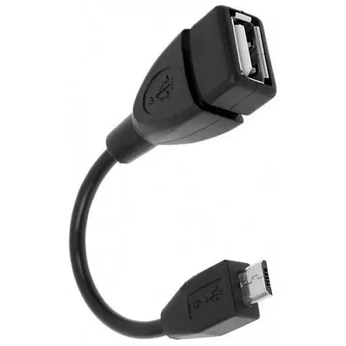 Кабель GRAND OTG микро на USB 2.0 0.17 м черный - фото 2