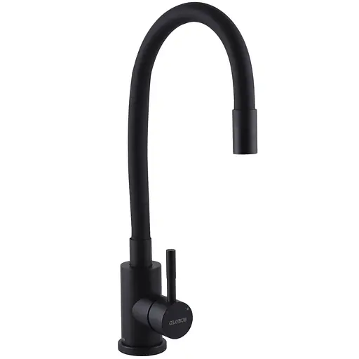 Смеситель для кухни Globus Lux Alpen SBT1-203SB-BB Черный матовый - фото 1