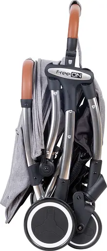 Коляска для ребенка прогулочная FreeON Nano, grey [CD] - фото 4