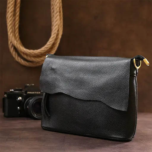 Сумка кожаная женская Vintage 27х18х6.5 см sum0020312 - фото 7